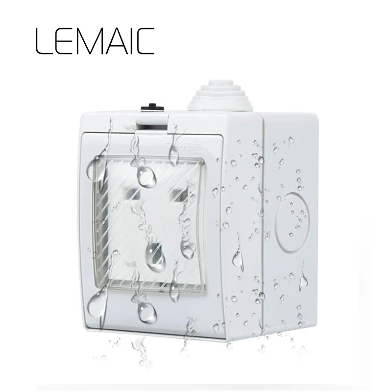 

LEMAIC US UK AU Standard Power Control Wireless WiFi Smart Socket Timer Power Plug 16A IOS Android Remote Control Outlet
