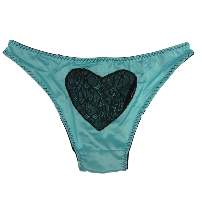 

New Women brief hollow out lace heart patchwork panties