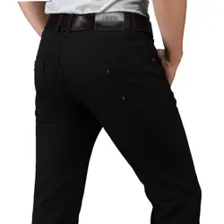 Новинка 2018 г.; Бесплатная доставка; мужская одежда в осень, модные мужские джинсы, мужские брендовые высококачественные мужские брюки. CXY95