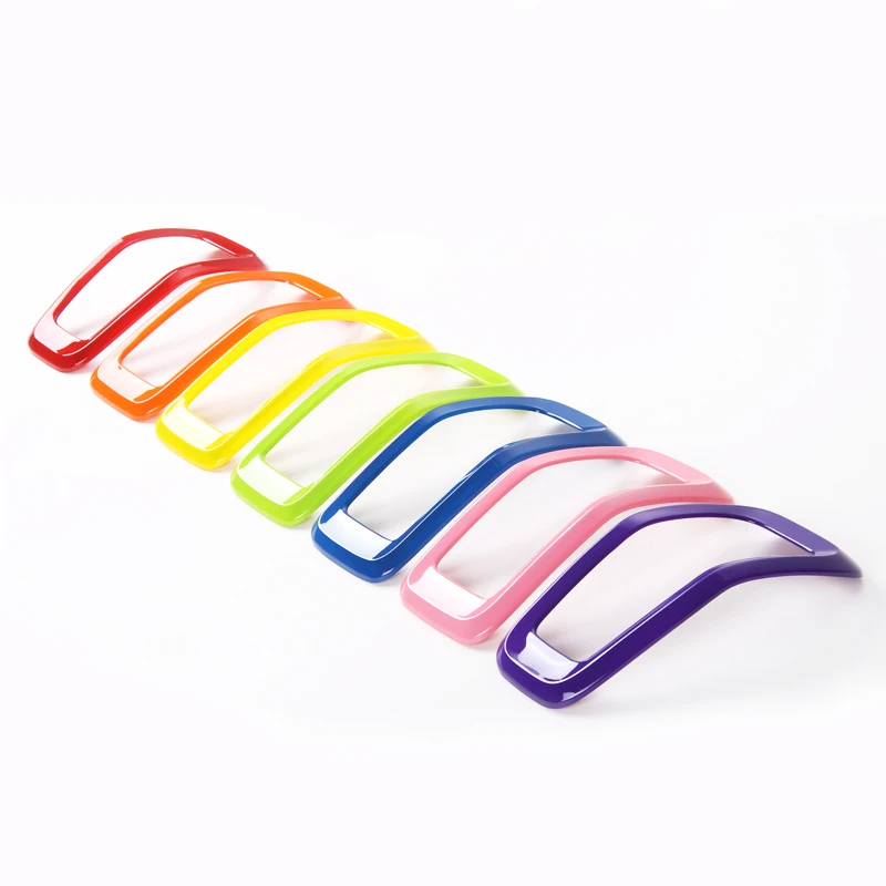 

7Pcs ABS Colour Chrome Front Grille Vent Trim Ring Cover Grille Vent Trim Ring Insert Cover For Jeep Cherokee 2014-2017