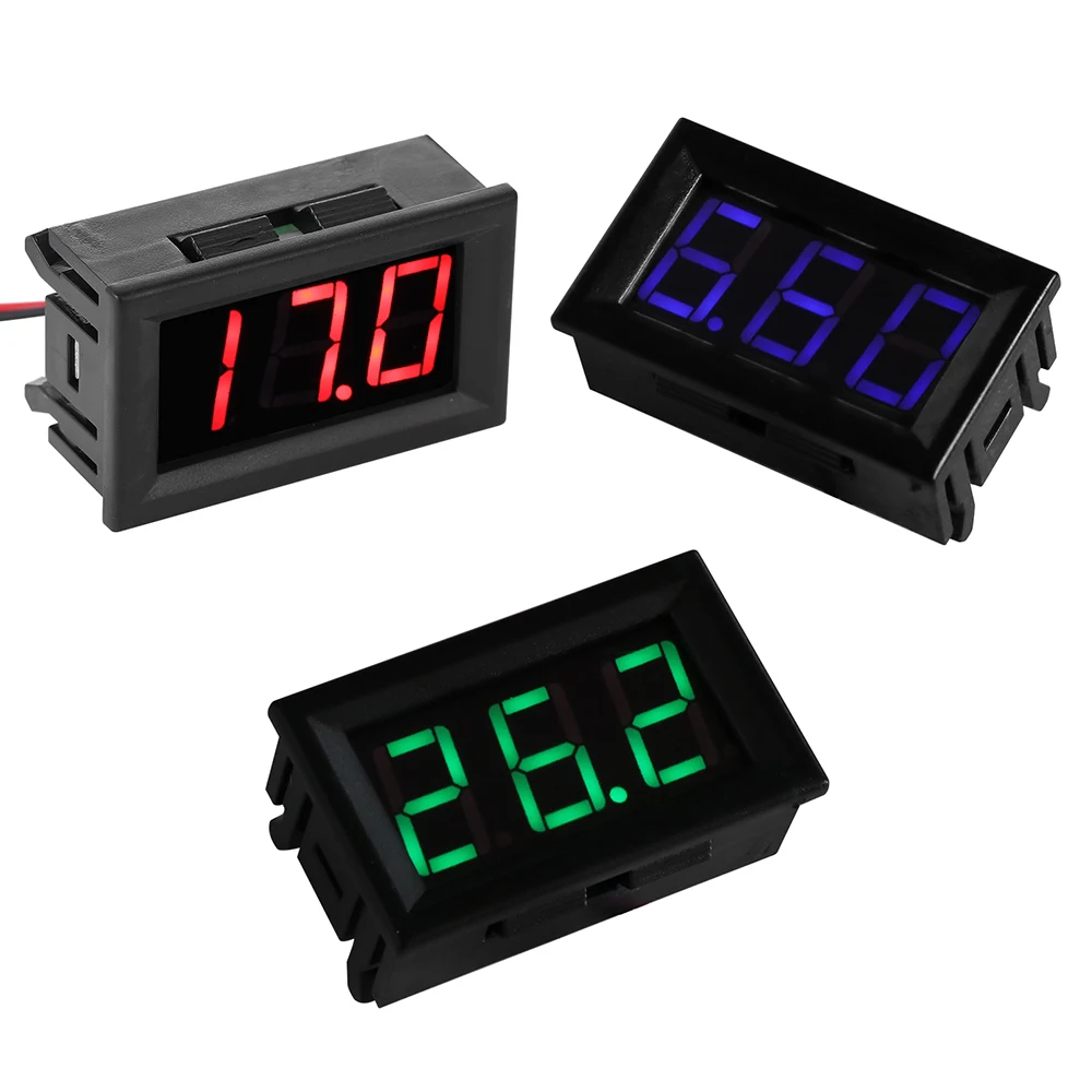 

New DC 4.5-30V LED Panel Display Digital Volt Meter Voltage Power Test red, green, blue optional Indicator light