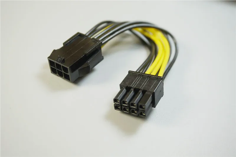 2 шт. GPU PCI Express E 6 pin to 8 Pin Видеокарта Графическая карта кабель адаптера питания PC 10