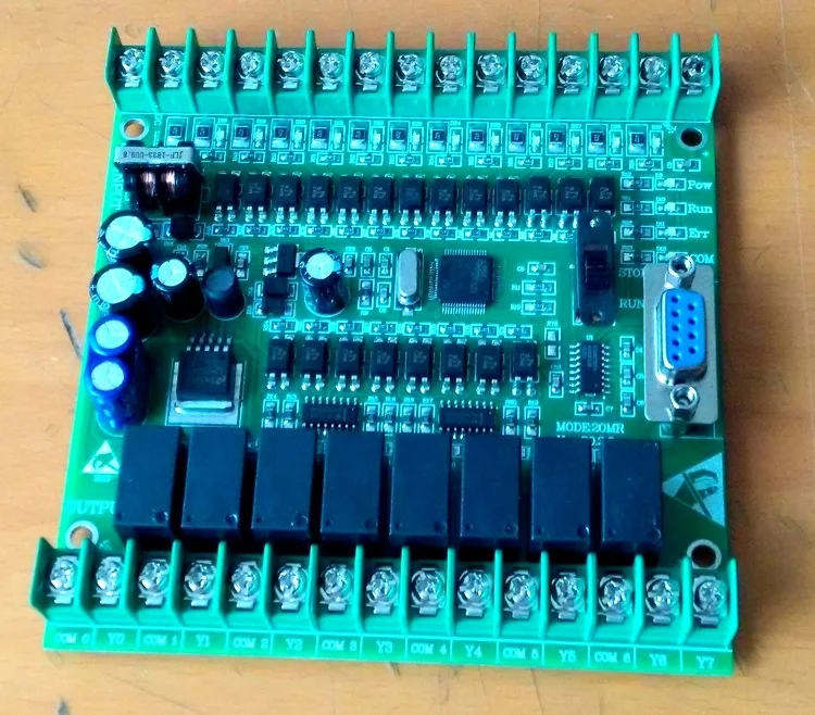 plc programmable logic controller plc fx1n fx1 20mr stm32 12 input point 8 relay output point fx2n mini plc board driver plc programmable logic controller fx2n 32 mt 001