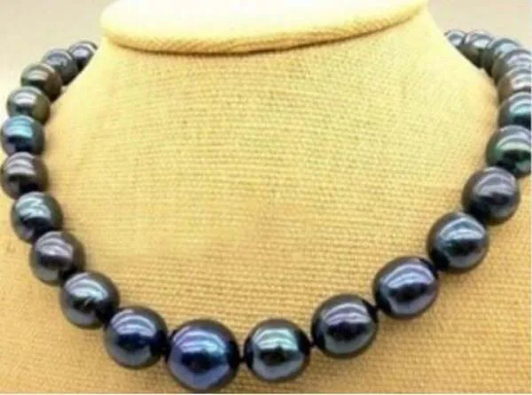 Новинка AAA 8-9 мм настоящее черное ожерелье из натурального жемчуга 43-44 см Заводская цена женский подарок