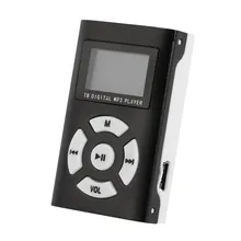 Горячие USB Mini MP3 плеер ЖК дисплей экран Поддержка Micro SD TF карты Slick стильный дизайн Спорт компактный