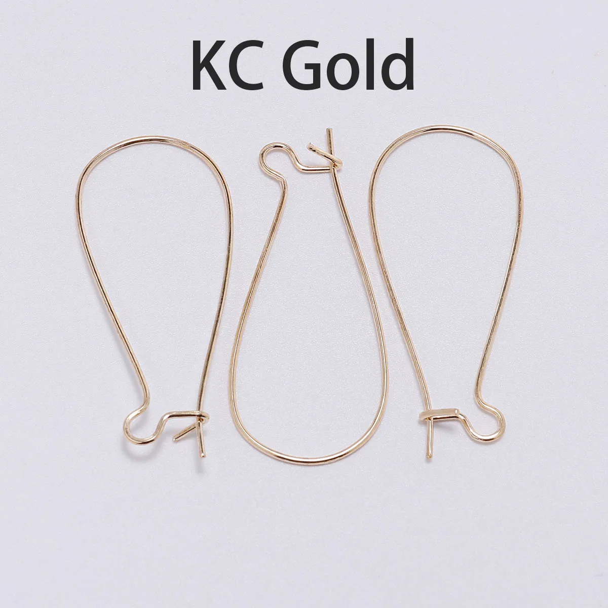 100pcs Plated Earring Hooks Kidney Earring Ear Wires Findings Diy