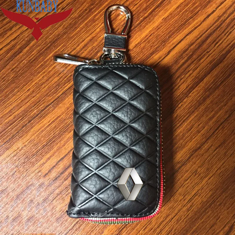 KUNBABY топ из натуральной кожи сумка для ключей автомобиля чехол кошельки Модные Женские ключницы держатели Carteira для Renault