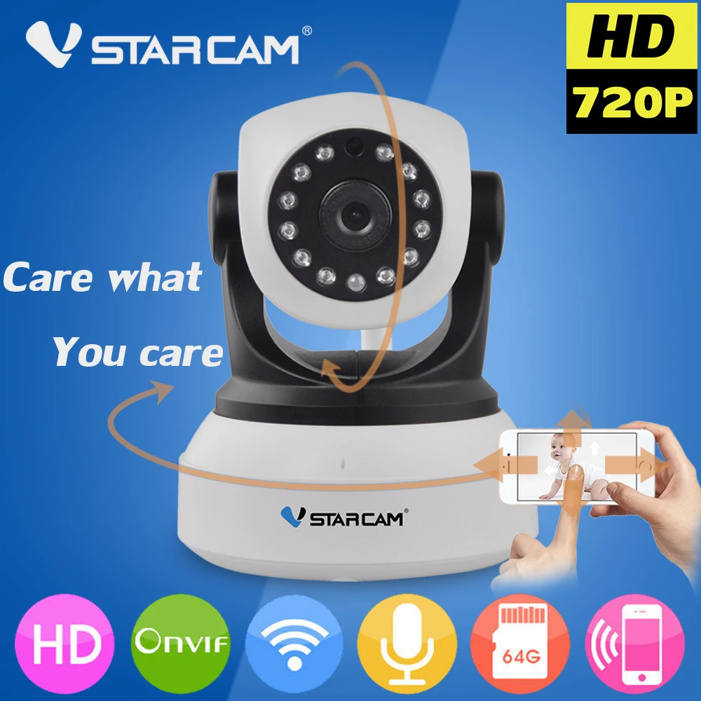 bilder für Vstarcam C7824WIP Wifi Kamera IP Drahtlose WIFI Cctv-kamera Sicherheit Überwachung Camara Onvif P2P Bewegungserkennung Indoor Cam bilder für Vstarcam C7824WIP Wifi Kamera IP Drahtlose WIFI Cctv-kamera Sicherheit Überwachung Camara Onvif P2P Bewegungserkennung Indoor Cam