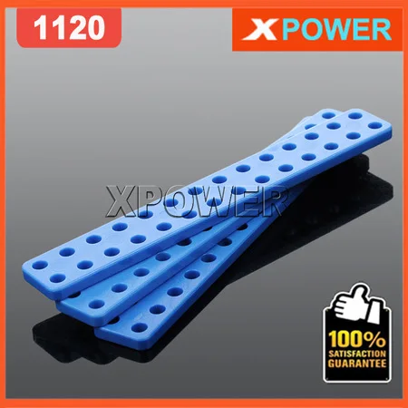 Goede 10 stks 1120 Speelgoed Plastic Strip Gebogen bar ABS Bracket Speelgoed Drijfstang Bouwsteen Model Materiaal Gratis Verzending
