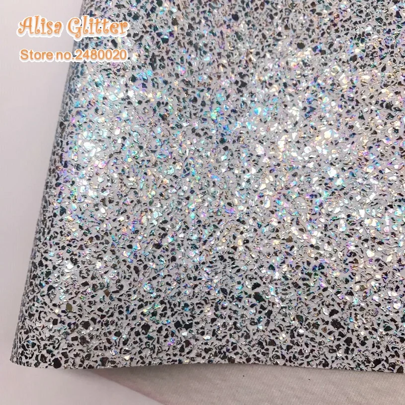 

1PCS A4 SIZE 21X29cm Embossed Stone Iridescent For Bow DIY handbags shoes K03