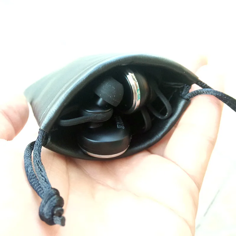 10pcs/lot Headphones Earphone Headset Earbuds Case Carrying pouch bag