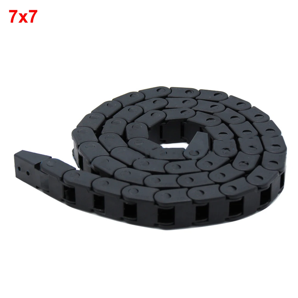 

Cable Drag Chain With End Connectors Low Noise Machine Tools Wire Carrier Semi Closed Towline Reinforced For 3D Printer Conduit