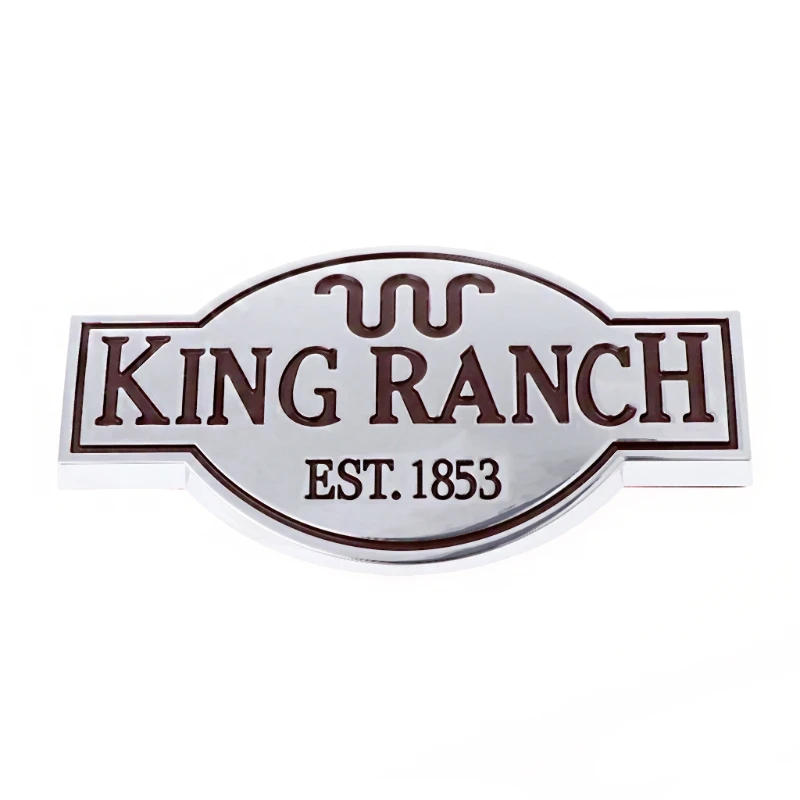 Door Tailgate King Ranch Emblem Logo Sticker For 2011 2017 Ford