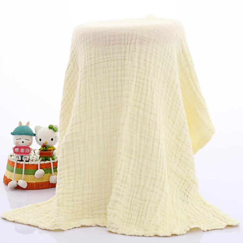 Высококачественное мягкое муслиновое детское Пеленальное Одеяло 120x120 см, Пеленальное полотенце для новорожденных из чесаного хлопка