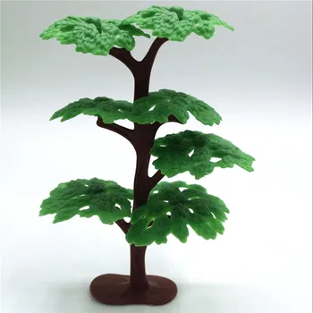 

2017 Sale Fake Artificial Bonsai Plastic Money Leaves Virescence Tree Potted Plant For Home Decorating 10pcs/lot Free Shipping