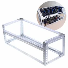 Computer Mining Miner Frame DIY Stackable Rig Bitcoin BTC Fame Case Server Chassis For 6 Graphics Card GPU ETH BTC Ethereum