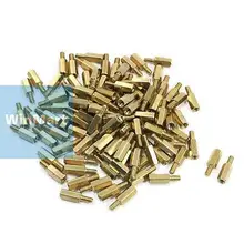 100 шт. M3x6mm мужского и женского пола нитки Шестигранная стойка шестиугольная прокладка/шайба