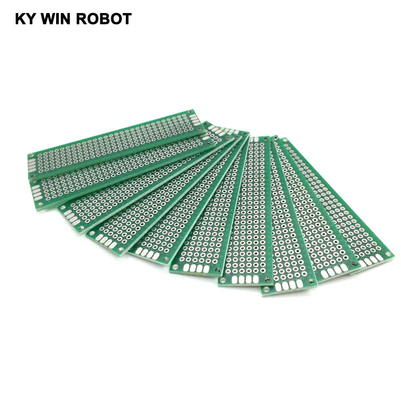 5 sztuk 2x8cm dwustronnie prototypowa płytka drukowana uniwersalne, drukowane płytki drukowanej