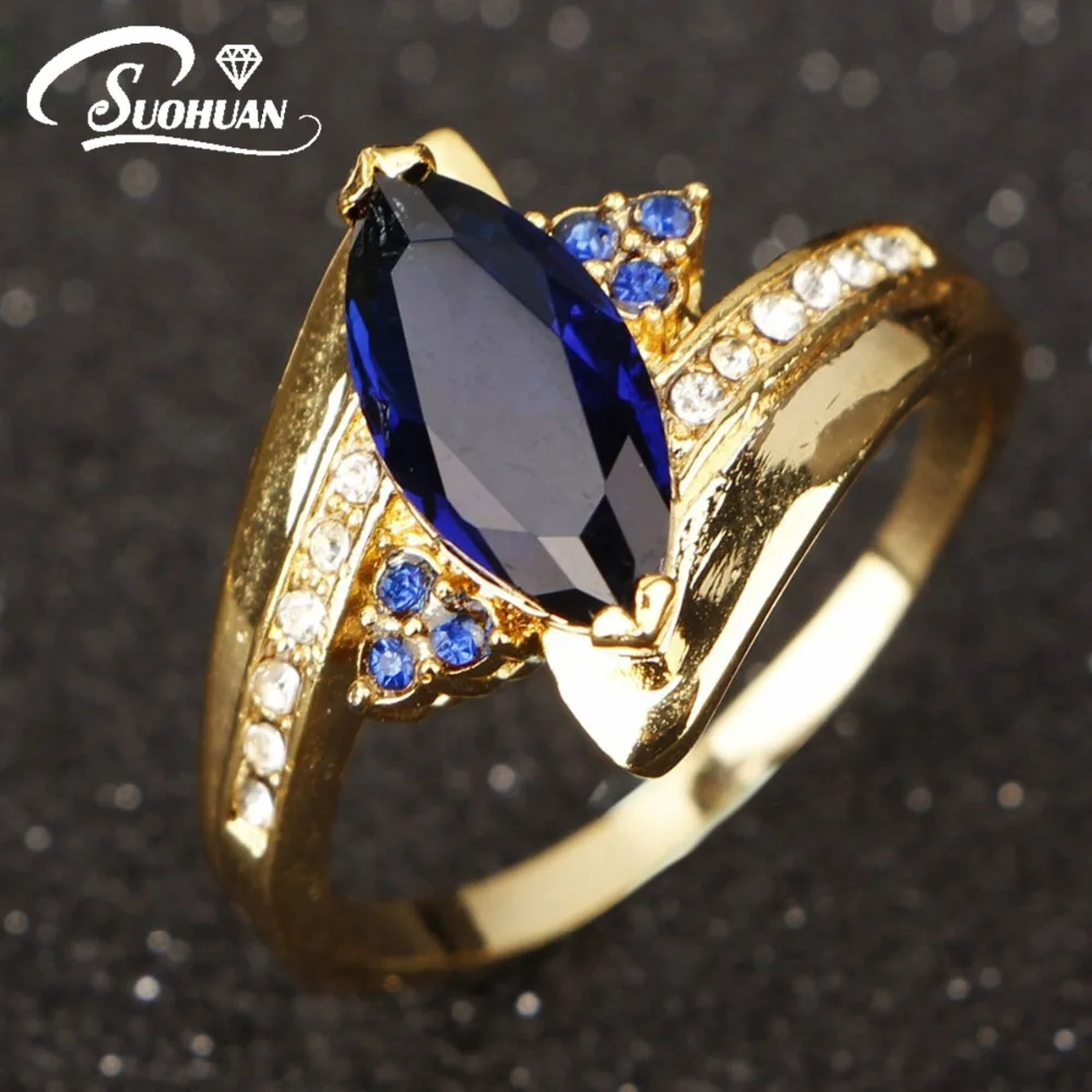 wholesale hot selling female jewelry women rings gold filled wedding ring for women blue r012ybs - Sell Wedding Ring wholesale hot selling female jewelry women rings gold filled wedding ring for women blue r012ybs - Sell Wedding Ring