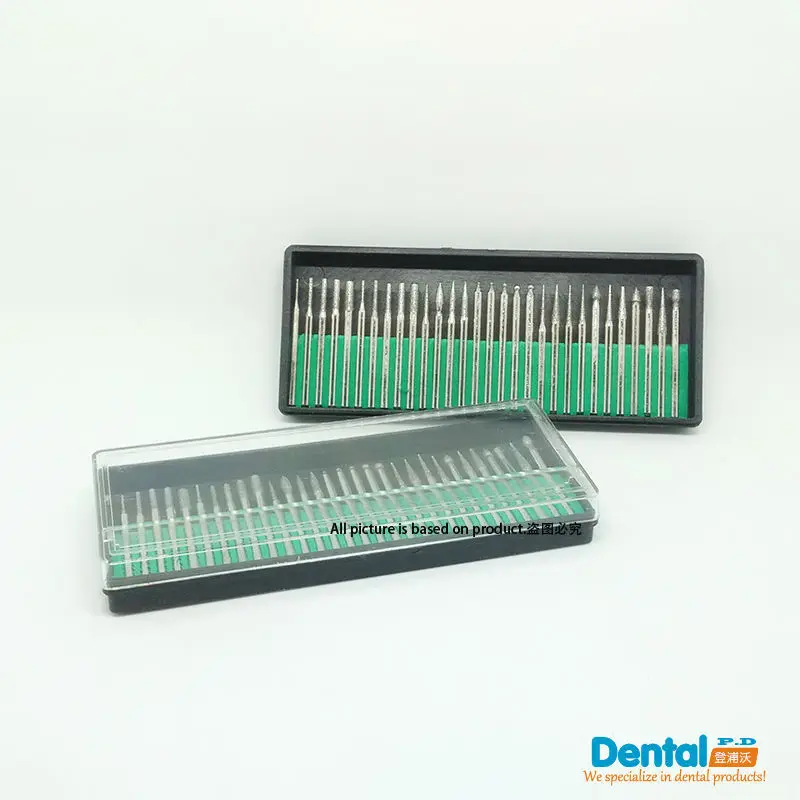 

2 Sets New Dental Diamond Burs 30 pcs/set Millers Tooth Drill Jewelers Dentist Lab Products Global Free Shipping High Quality