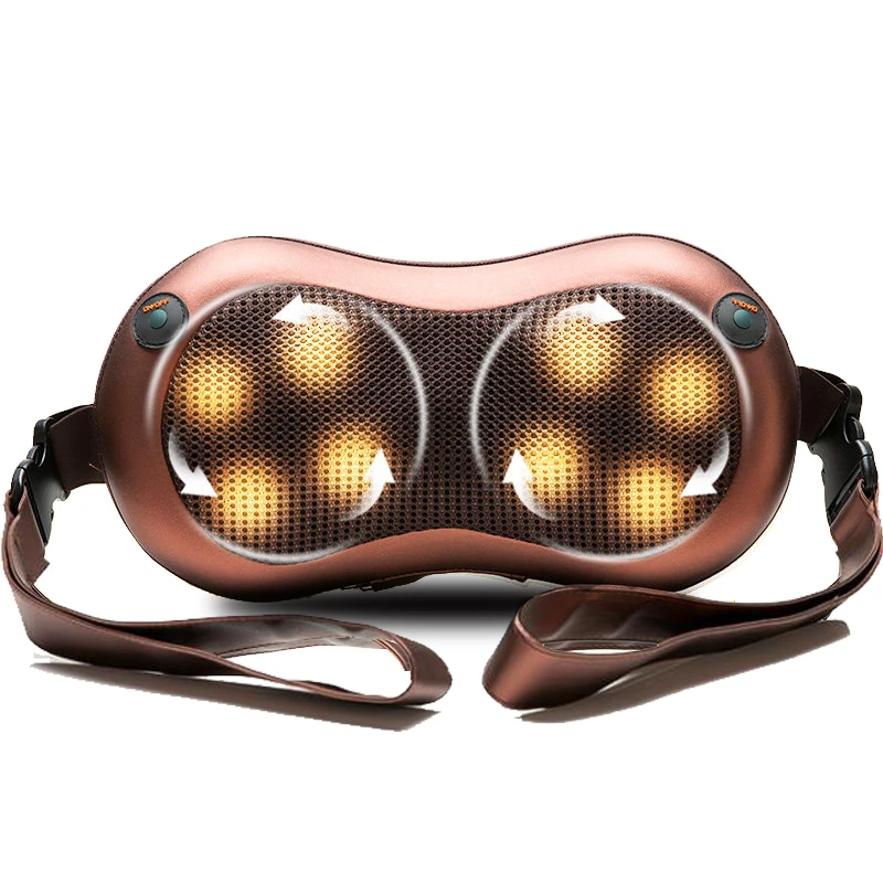 

Electrical Massage Pillow Device Shiatsu Back Neck Shoulder Body Massager Infrared Heating Kneading Car Home Massagem