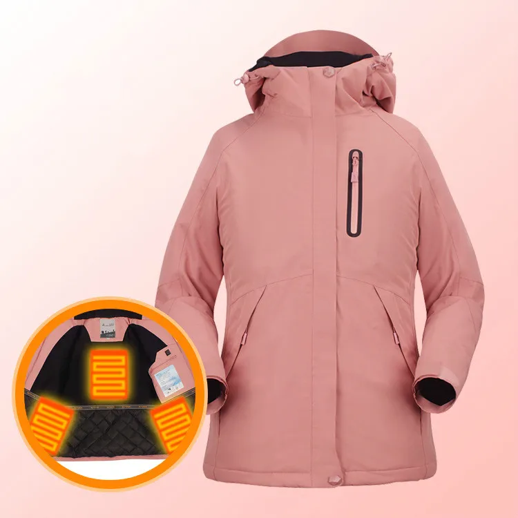 

Outdoor Intelligent USB Heat Stormwear Men Women Windproof Hiking Jackets Air-permeable Heating Carbon Fiber Heat Stormwear