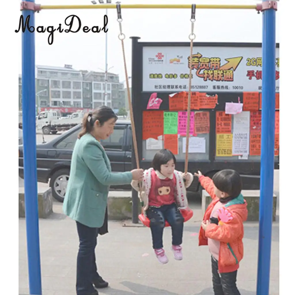 MagiDeal Outdoor Swing Set Seat with Rope for Garden Playground Park Picnic Accessory Adult Kids Children Outdoor Toy