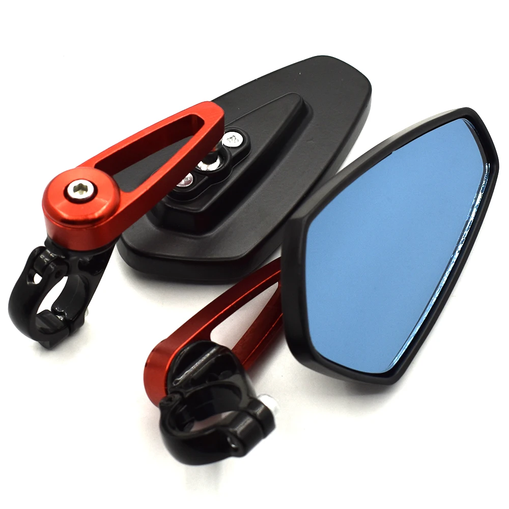 

Motorcycle aluminum alloy 7/8" 22mm rod end side mirror universal motorbike for Kawasaki ZX6R ZX636 ZX10R Z1000 Z750R Z1000SX
