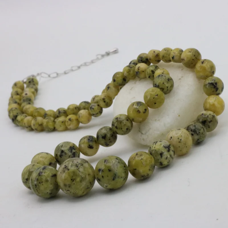 Комплект из колье и серёг с круглыми бусинами 6 14 мм|jewelry sets|women jewelry setnecklace earrings set |