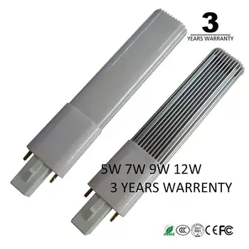 

G23 led lamp CFL Bulb 5W 7W 9W 12W G23 Lamp Stand led PL light brightness G23 led bulb replace CFL light