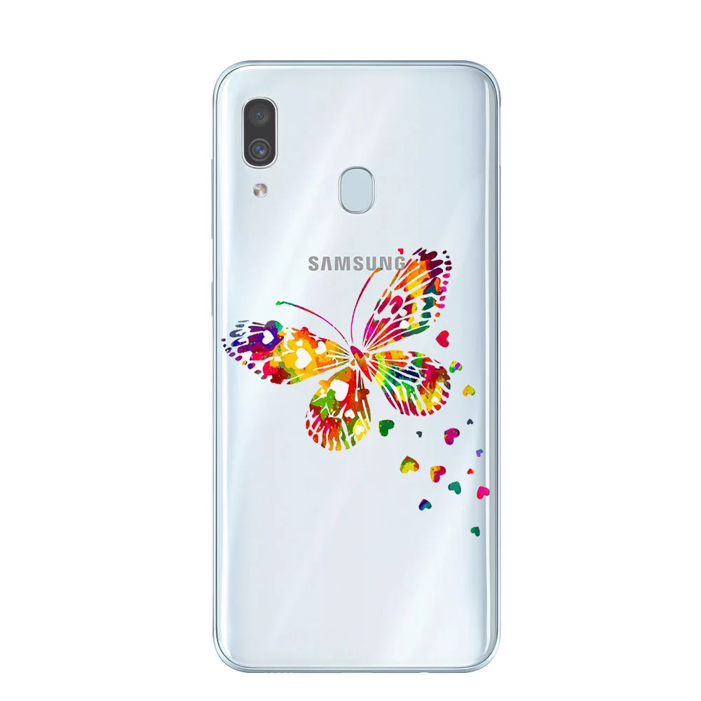 Силиконовый чехол с мультяшным рисунком для samsung Galaxy A10 A30 A50, задняя крышка для samsung A520 A6 A8 Plus A7 A9 чехол Fundas - Цвет: T5000