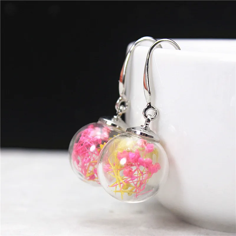 

Peadrglf brand 2019 new fashion brand design fashion jewelry Transparent red goldfish bag resin earrings simple for women