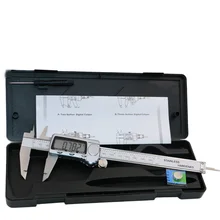 Cheapest prices 6 Inch 0-150mm Metal Digital Caliper Goniometers, metal measuring tools Industrial Calipers Measuring Tools Micrometer Guage1004