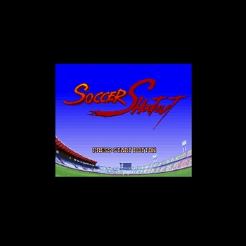 

Soccer Shootout 16 bit Big Gray Game Card For NTSC Game Player Drop Shipping