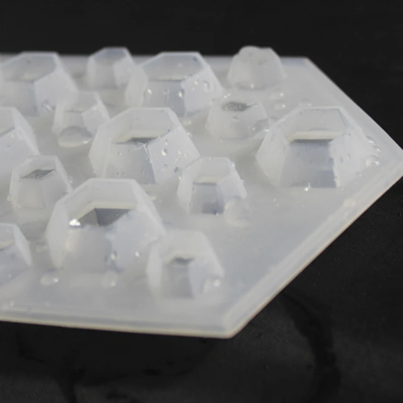 Новый алмаз силикона Ice блочная форма изделия кулон полимерный литой ремесленничество формы прозрачного форма для кондитерских изделий