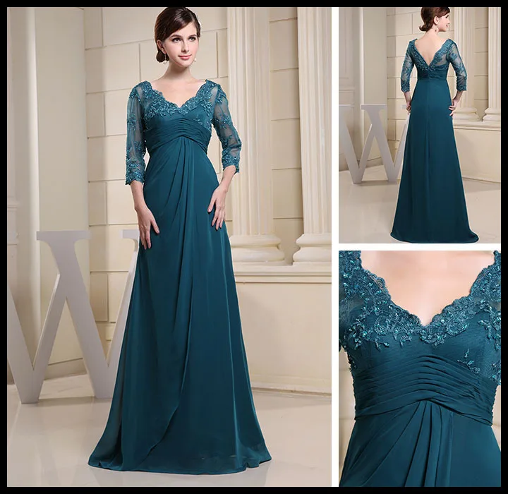 empire waist evening dress