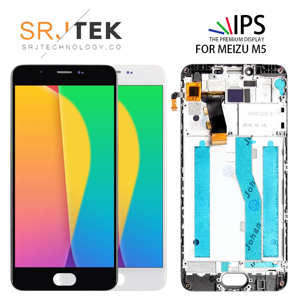 

Tested 5.2 inch 1280x720 For Meizu M5S Meilan 5S LCD Display Touch Screen Digitizer Assembly Replacement Parts M612H M612M
