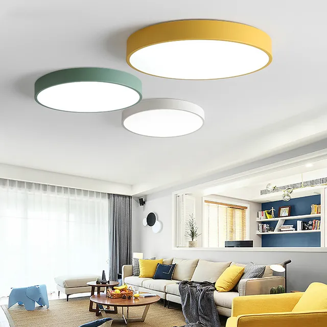 LED Ceiling Lights for Bedroom with remote control 5cm ...