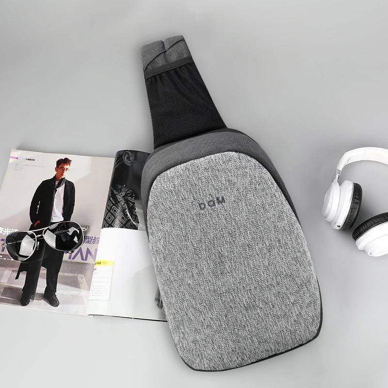 

Tigernu 100% Cut resistant Material Men Shoulder Bag Chest Bag Waterproof Sling Travel Messenger Bag Fit 9.7" IPad for Teenager