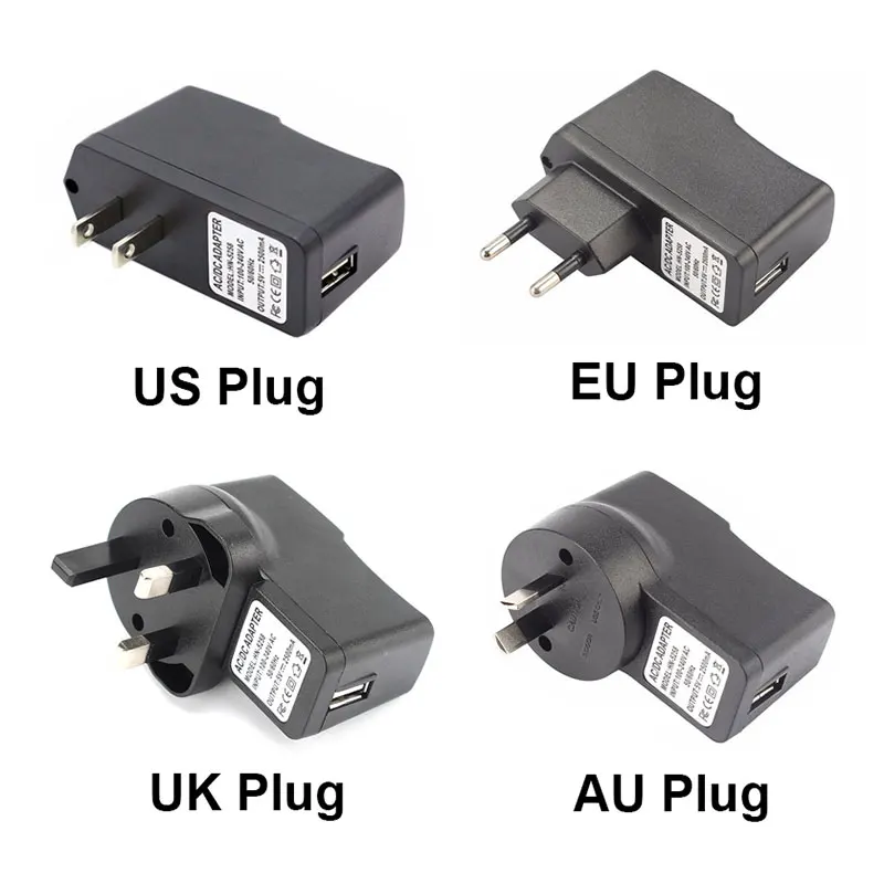 5 V 2.5A Европа США Великобритания Австралия вилка Micro USB зарядное устройство