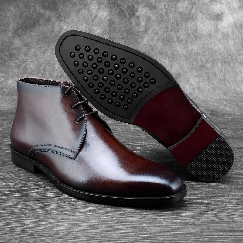 botines de vestir hombre