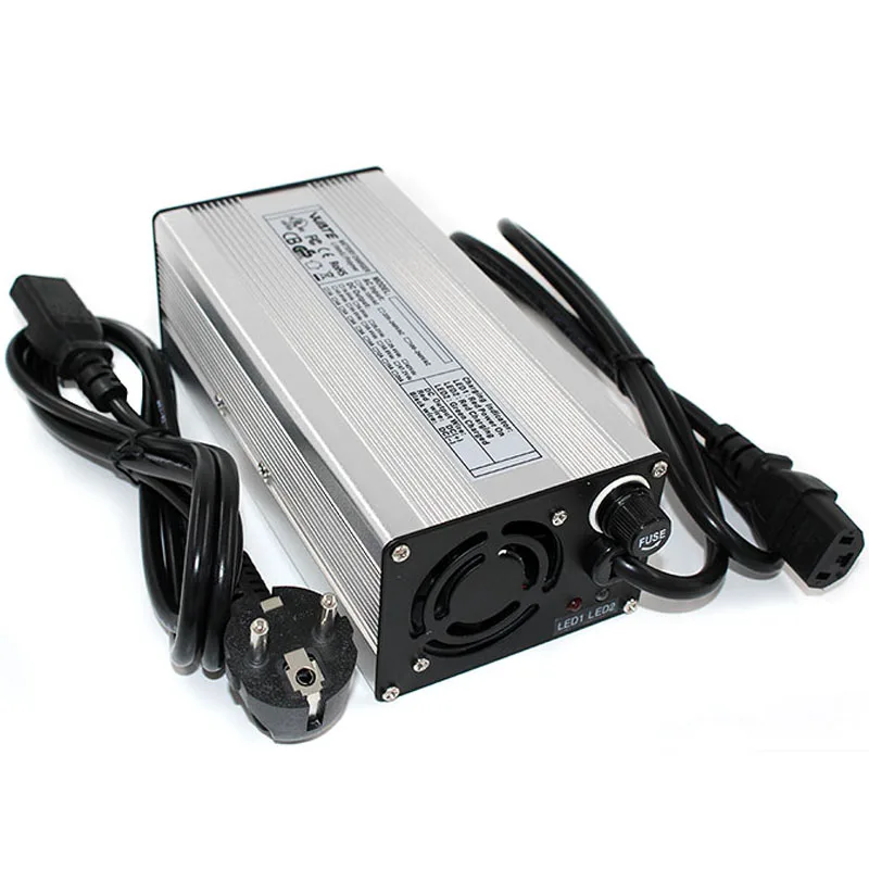 

54.6V 6A charger 48v 6A 13SLi-ion/Lipo/LiMn2O4/LiCoO2 battery battery charger for electric bike Aluminium Alloy with Fan