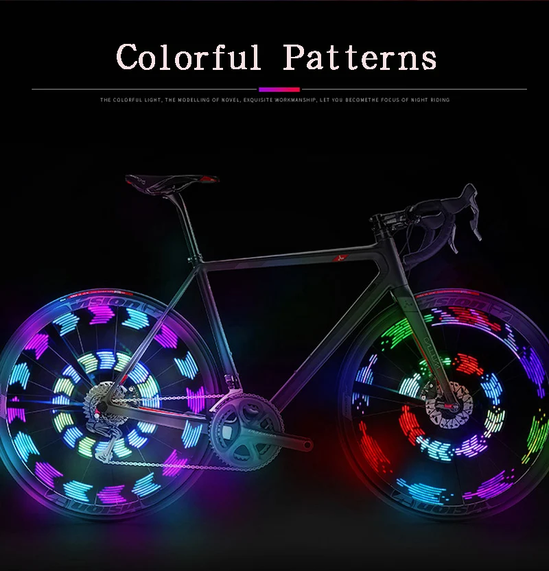 14 LED Bike Motorcycle Cycling Bicycle Wheel Signal Tire Spoke wheel Lamp Light