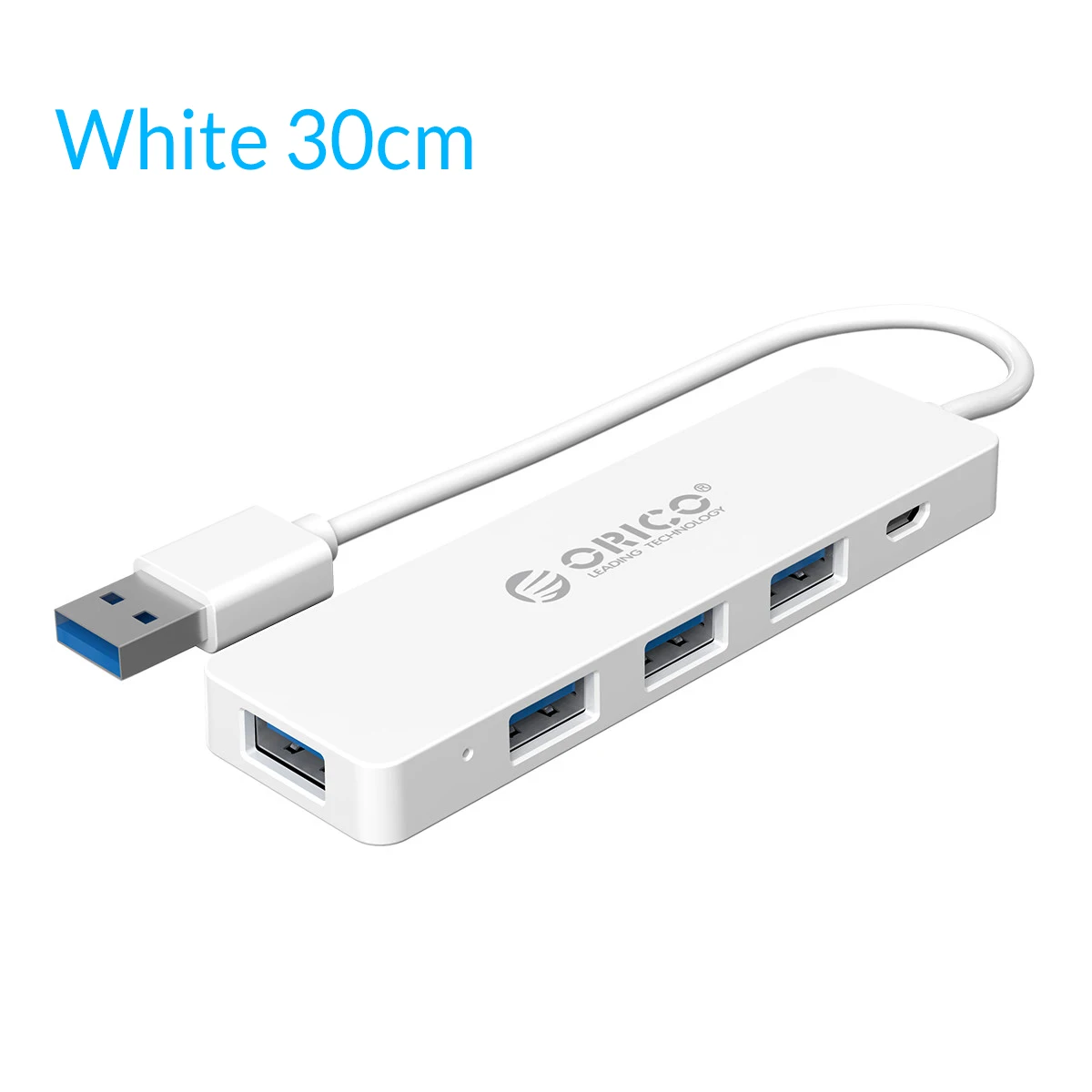 ORICO мульти USB3.0 концентратор 5 Гбит/с 4 порта USB разветвитель OTG адаптер с интерфейсом питания для MacBook ноутбук ПК планшетный компьютер