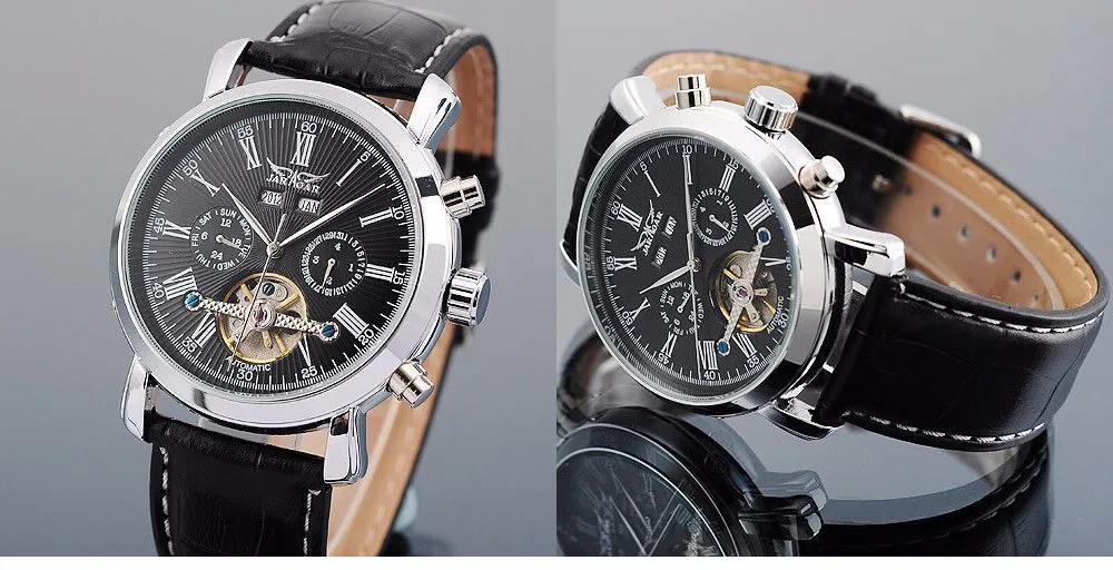 Tourbillon Auto Mechanical Mens Watch with Full Calendar Tourbillon Auto Mechanical Mens Watch with Full Calendar