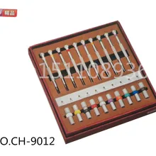10 шт. набор для часов отвёртка Прецизионные отвертки Ремонт часов инструменты в деревянный ящик