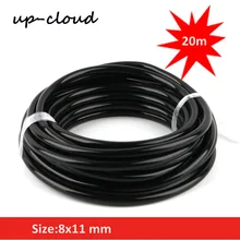 10 m 20 meters 8/11mm tuin irrigatie waterslang 3/8 "zachte slang voor plant watering drip irrigatie systemen tubing waterleiding(China)