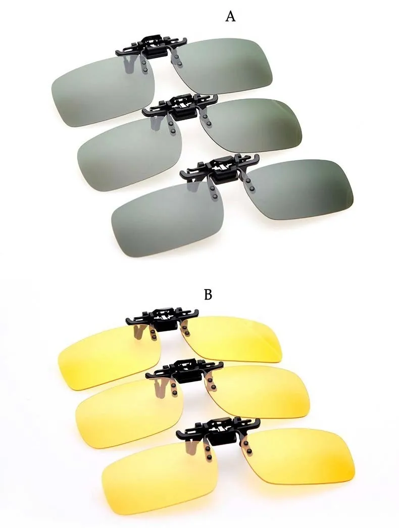 OHANEE, поляризованные автомобильные солнцезащитные очки с козырьком, на застежке, солнцезащитные очки, прозрачный вид для близорукости, для женщин и мужчин, для вождения, рыбалка, путешествия