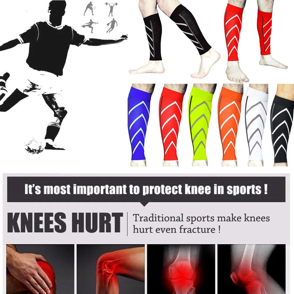 

Ventilation calf compression sleeve 1 Pair Calf Support Graduated Compression Leg Sleeve Sports Socks Outdoor Exercise 1.65