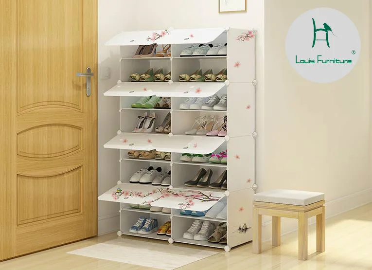 Луи мода обувные шкафы простые пластиковые современные